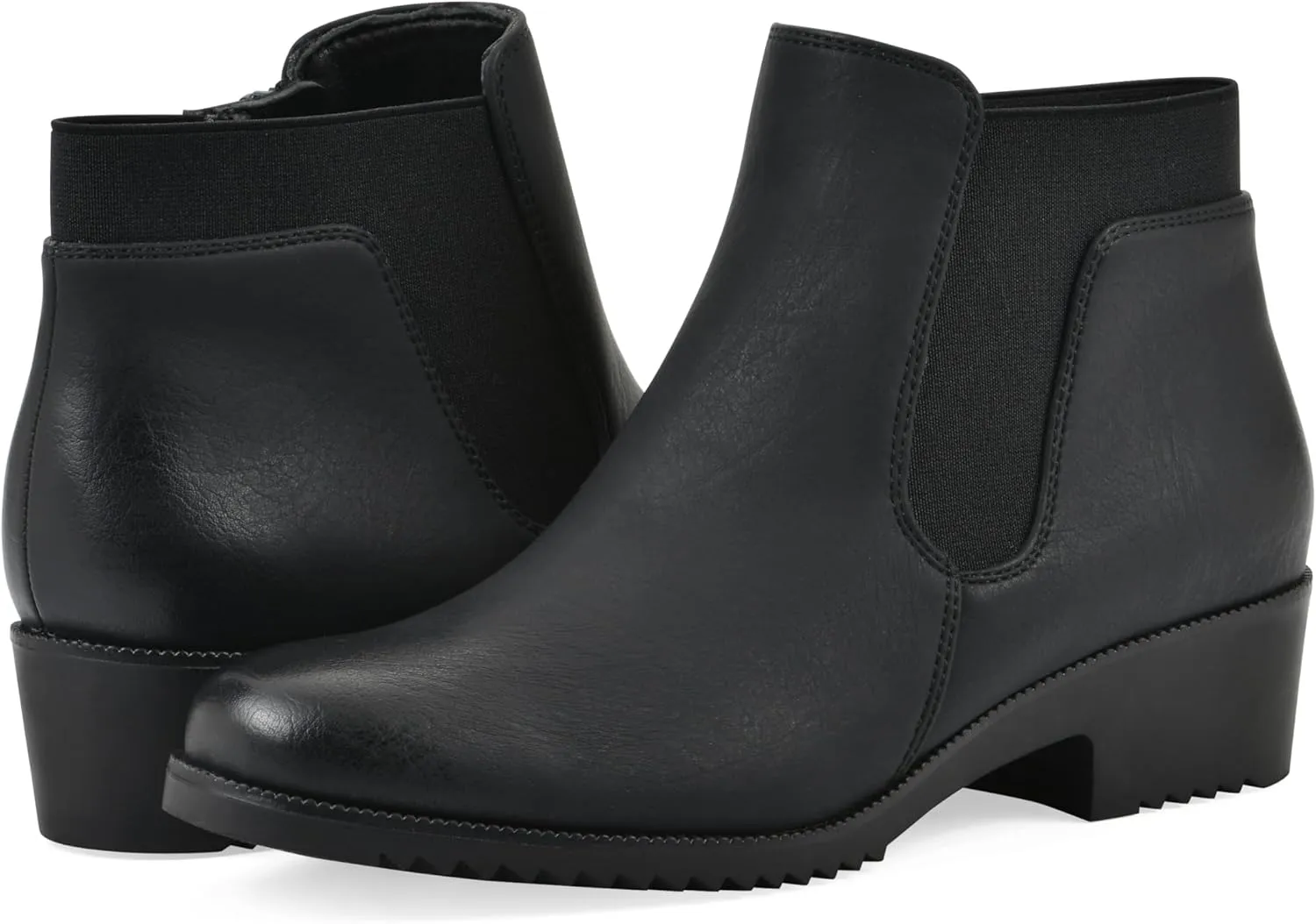 CLIFFS BY WHITE MOUNTAIN Women's Durable Cushioned Block Heeled Ankle Bootie