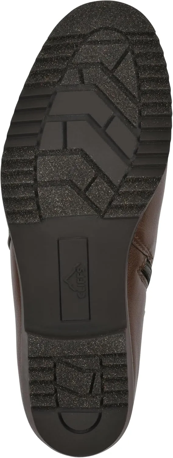 CLIFFS BY WHITE MOUNTAIN Women's Durable Cushioned Block Heeled Ankle Bootie
