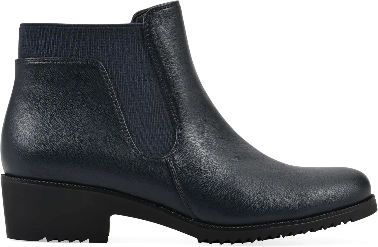 CLIFFS BY WHITE MOUNTAIN Women's Durable Cushioned Block Heeled Ankle Bootie