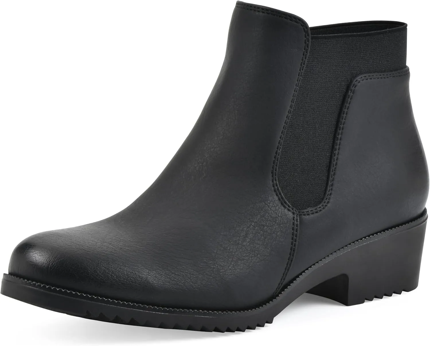 CLIFFS BY WHITE MOUNTAIN Women's Durable Cushioned Block Heeled Ankle Bootie