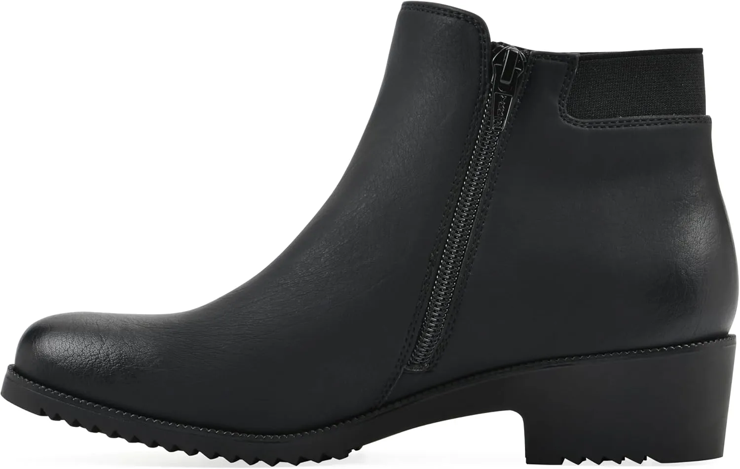 CLIFFS BY WHITE MOUNTAIN Women's Durable Cushioned Block Heeled Ankle Bootie