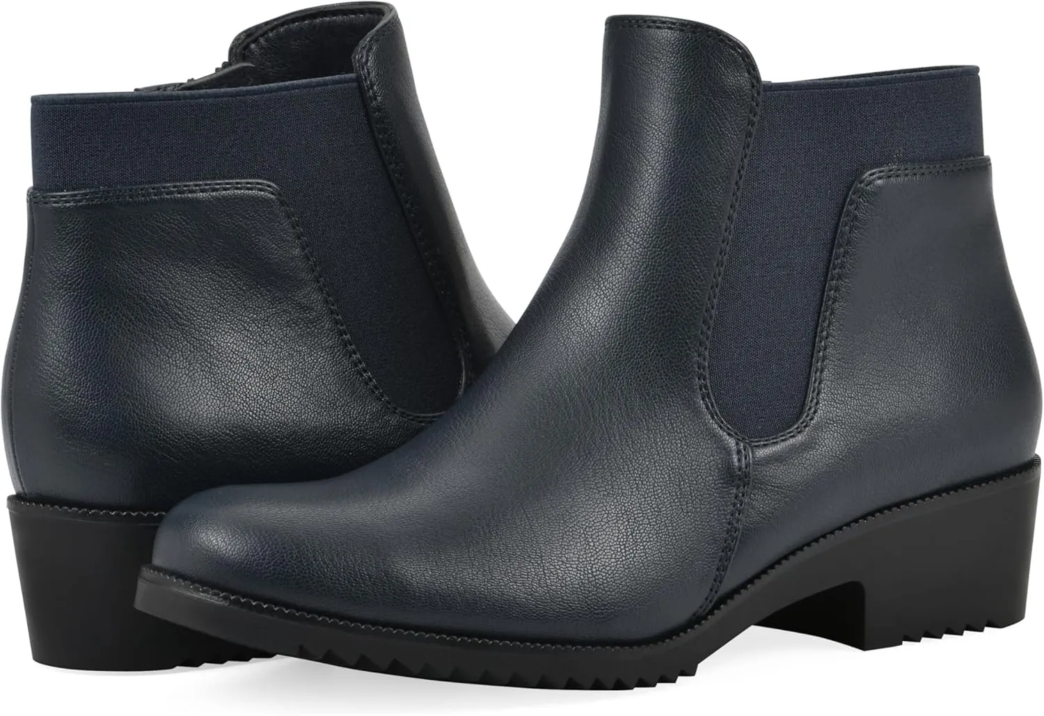 CLIFFS BY WHITE MOUNTAIN Women's Durable Cushioned Block Heeled Ankle Bootie