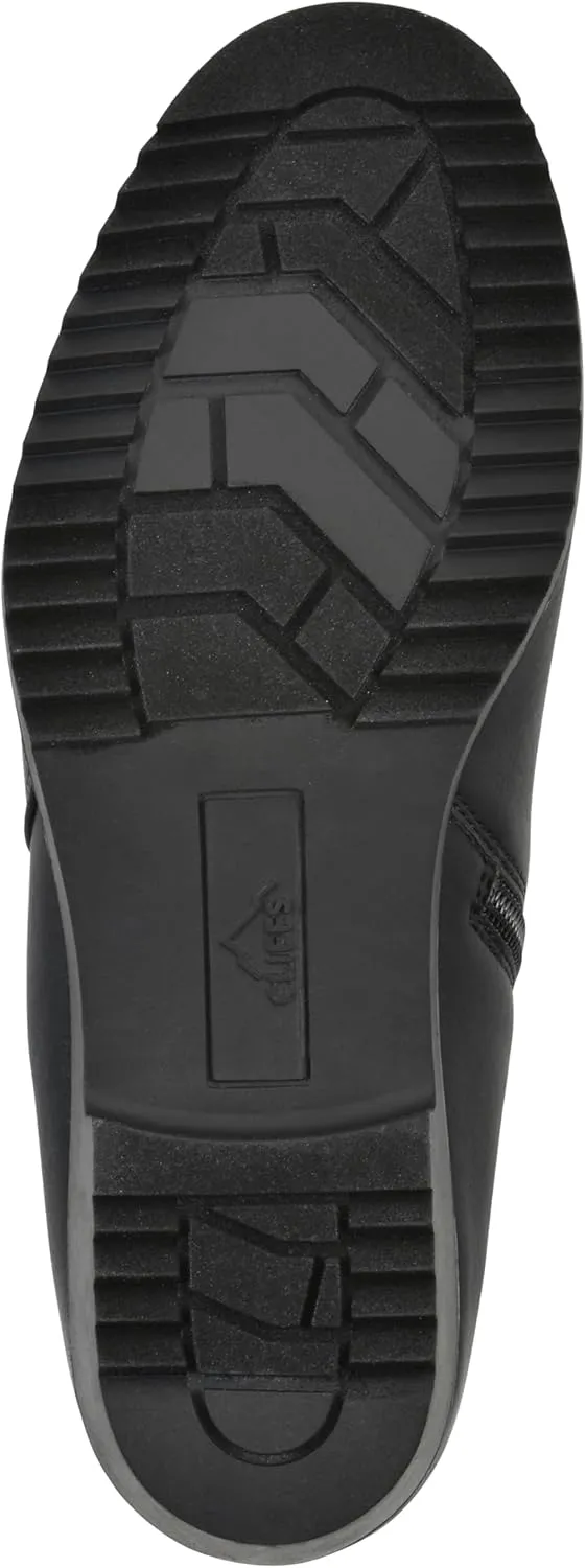 CLIFFS BY WHITE MOUNTAIN Women's Durable Cushioned Block Heeled Ankle Bootie