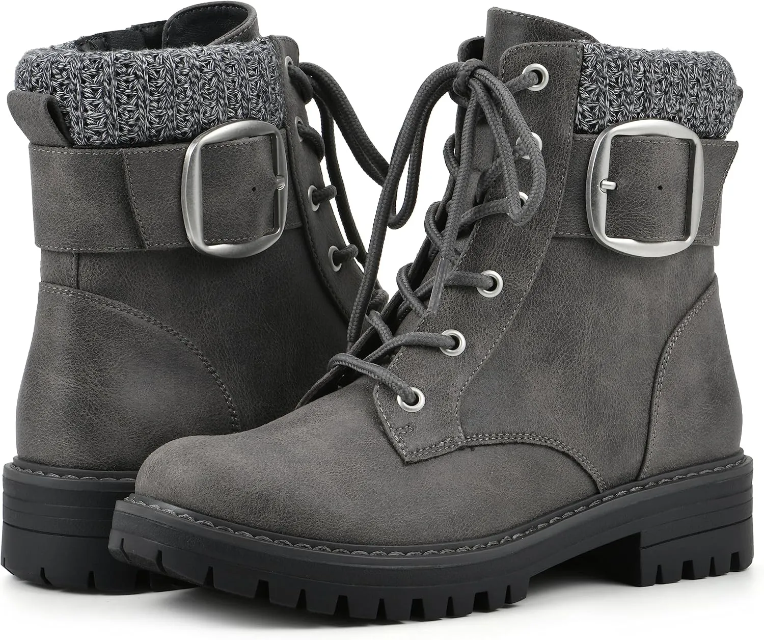 CLIFFS BY WHITE MOUNTAIN Women's Shoes Mentor Block Heeled Lace-Up Ankle Bootie