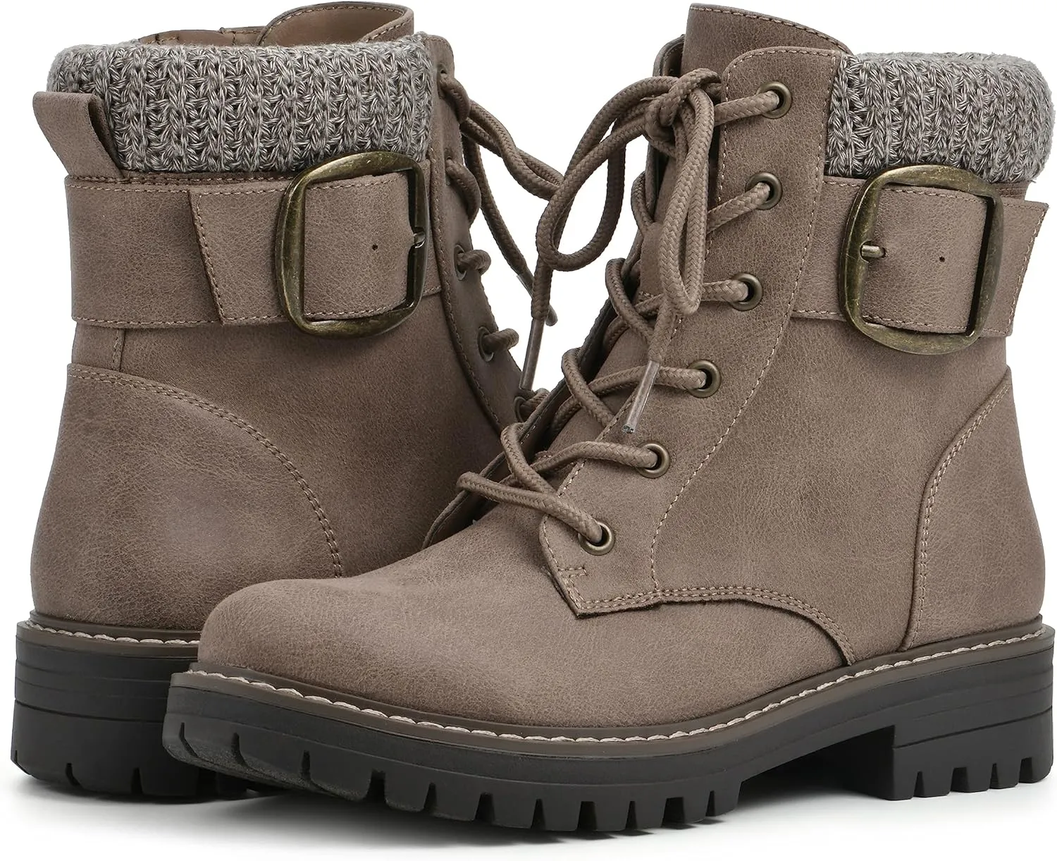 CLIFFS BY WHITE MOUNTAIN Women's Shoes Mentor Block Heeled Lace-Up Ankle Bootie