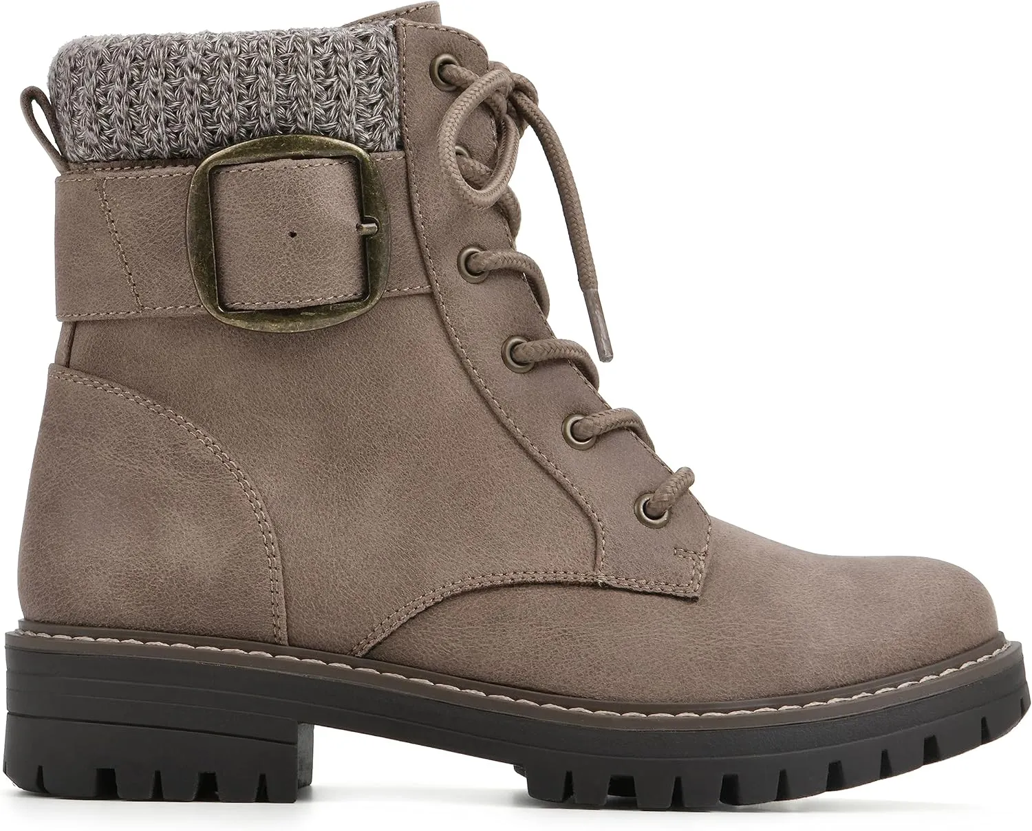 CLIFFS BY WHITE MOUNTAIN Women's Shoes Mentor Block Heeled Lace-Up Ankle Bootie