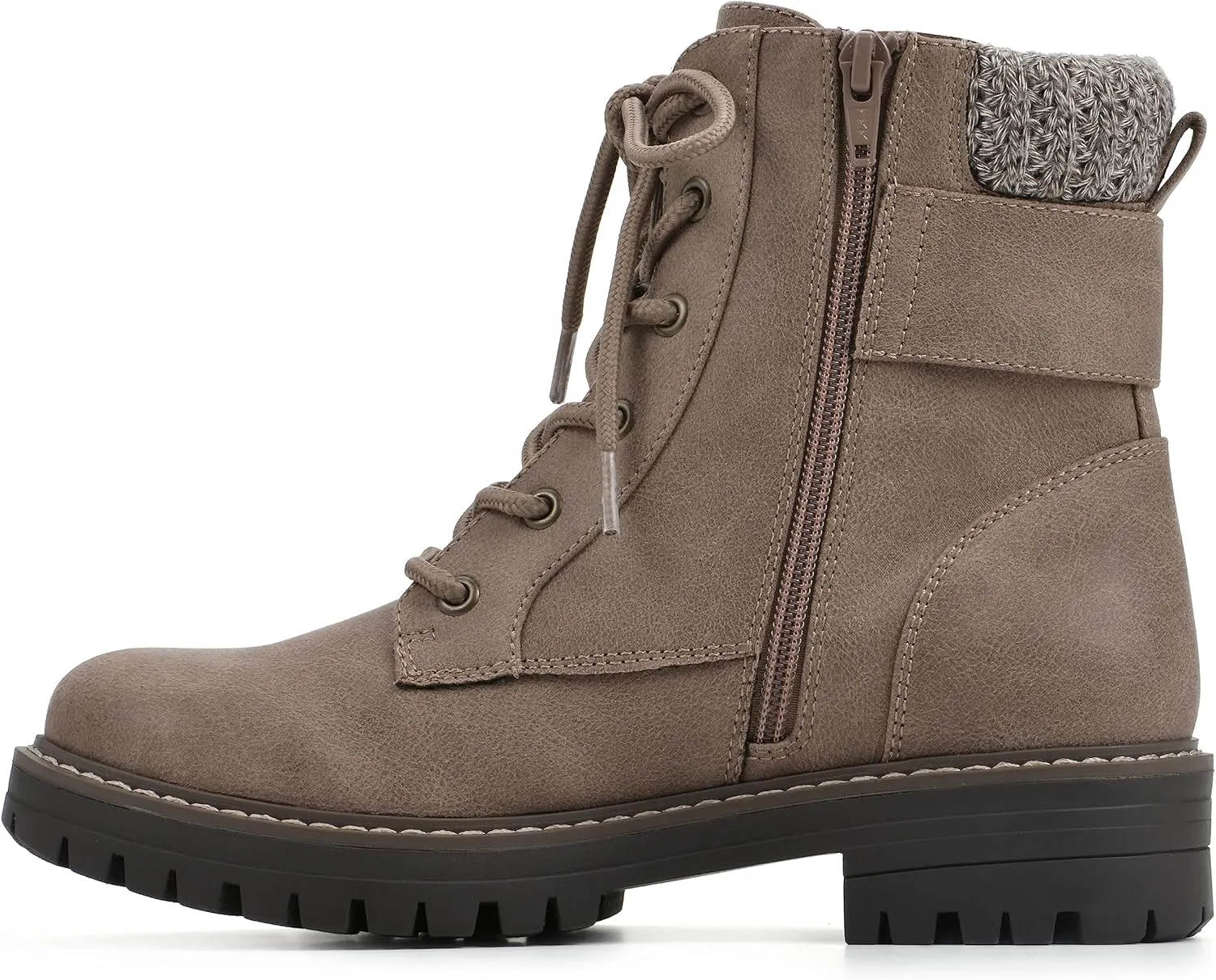 CLIFFS BY WHITE MOUNTAIN Women's Shoes Mentor Block Heeled Lace-Up Ankle Bootie