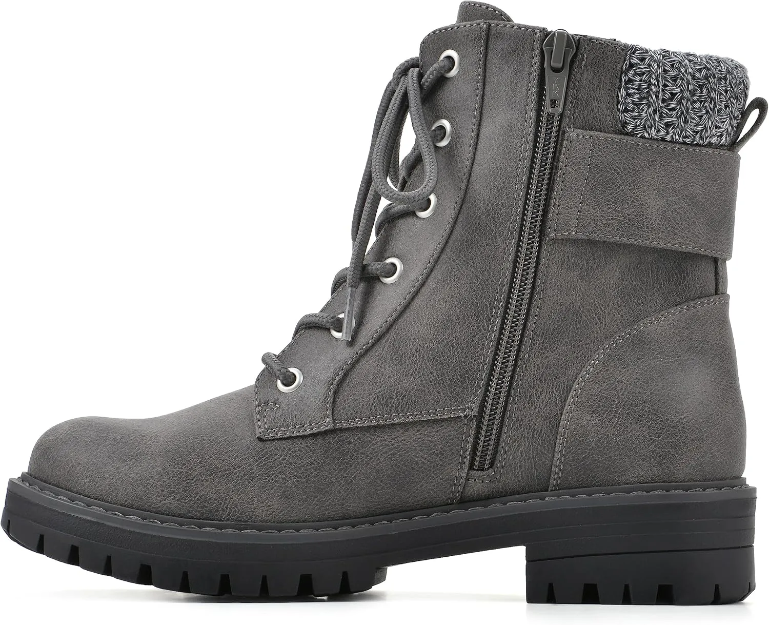 CLIFFS BY WHITE MOUNTAIN Women's Shoes Mentor Block Heeled Lace-Up Ankle Bootie