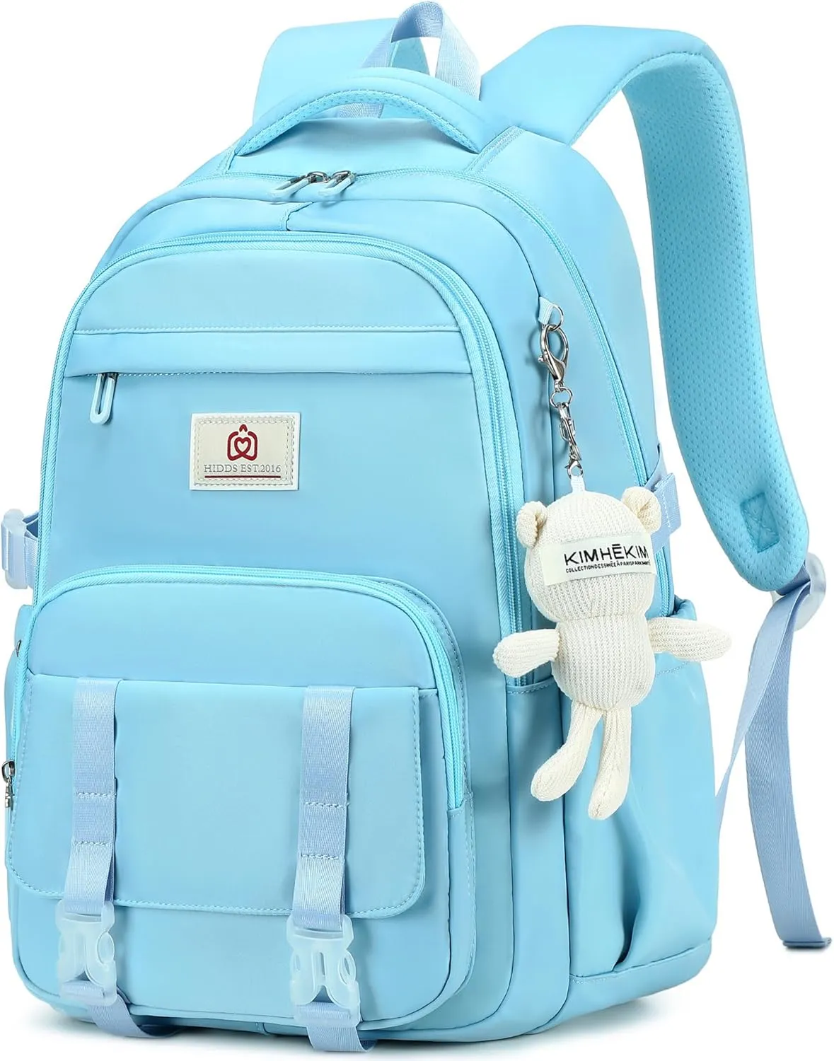 College Backpack Laptop Backpacks 15.6 Inch for Men Women Elementary Middle High School Book Bag For Teens Girls Boys Student Anti Theft Travel Daypack Large Bookbags-Blue