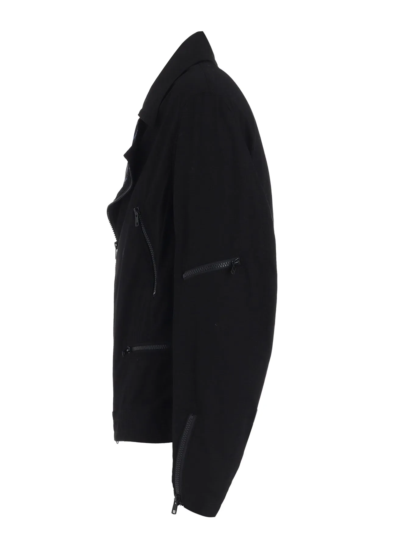 COTTON BROAD   CUPRA STRIPE STRIPE SWITCHING RIDERS JACKET