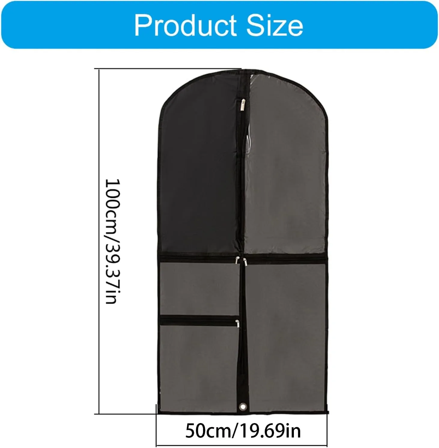 Dancewear Organizers Bag For Kids Clothing Hanging With Multiple Pockets Practical Children Garment Storage Sleeve