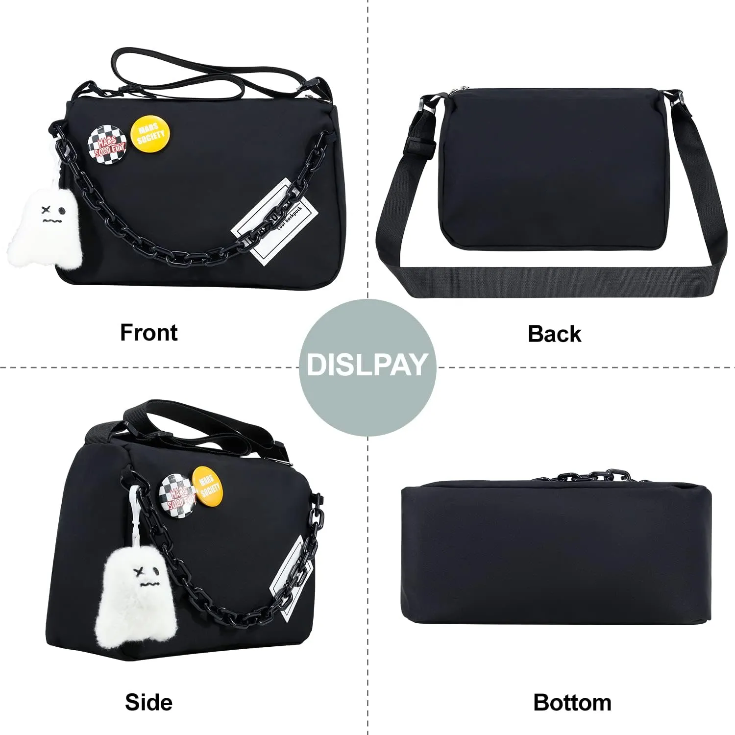 DOB SECHS Crossbody Purse Small Messenger Bags for Women Shoulder Bag