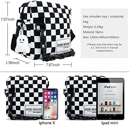 DOB SECHS Crossbody Purse Small Messenger Bags for Women Shoulder Bag