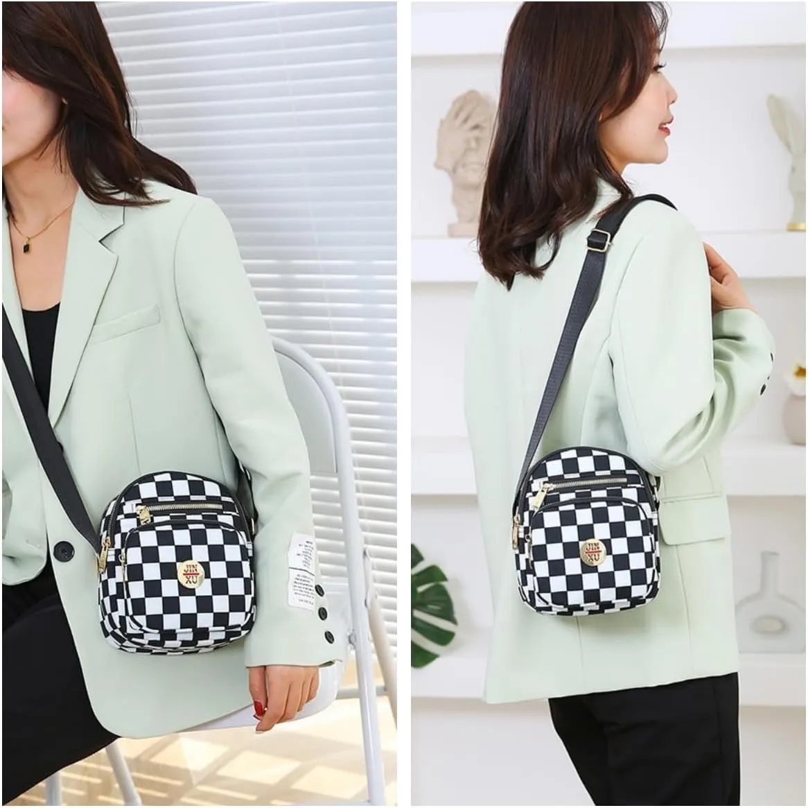 DOB SECHS Crossbody Purse Small Messenger Bags for Women Shoulder Bag
