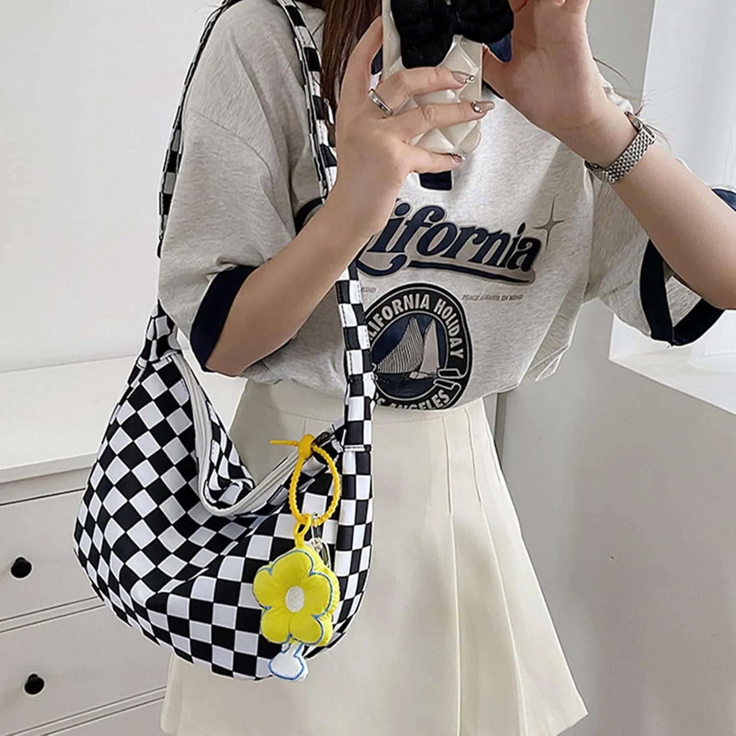 DOB SECHS Crossbody Purse Small Messenger Bags for Women Shoulder Bag