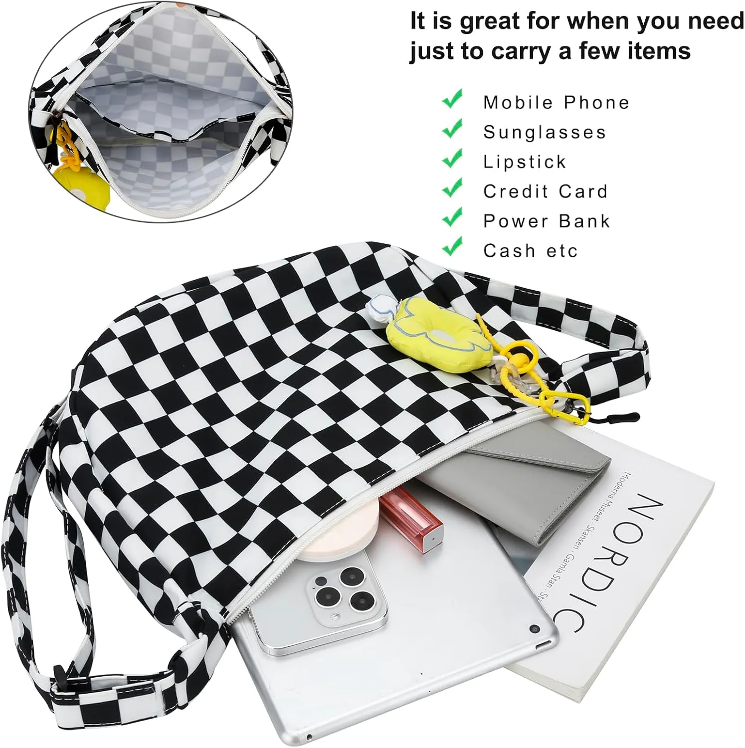 DOB SECHS Crossbody Purse Small Messenger Bags for Women Shoulder Bag