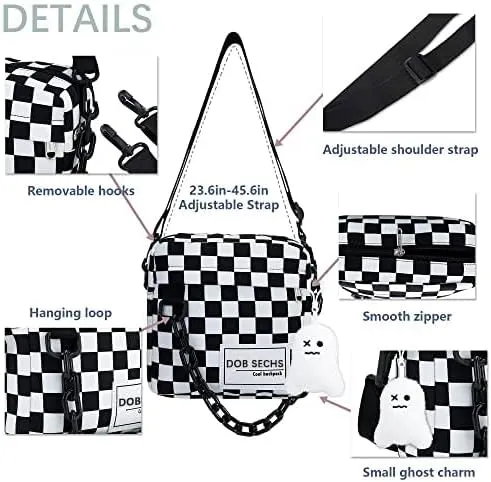 DOB SECHS Crossbody Purse Small Messenger Bags for Women Shoulder Bag