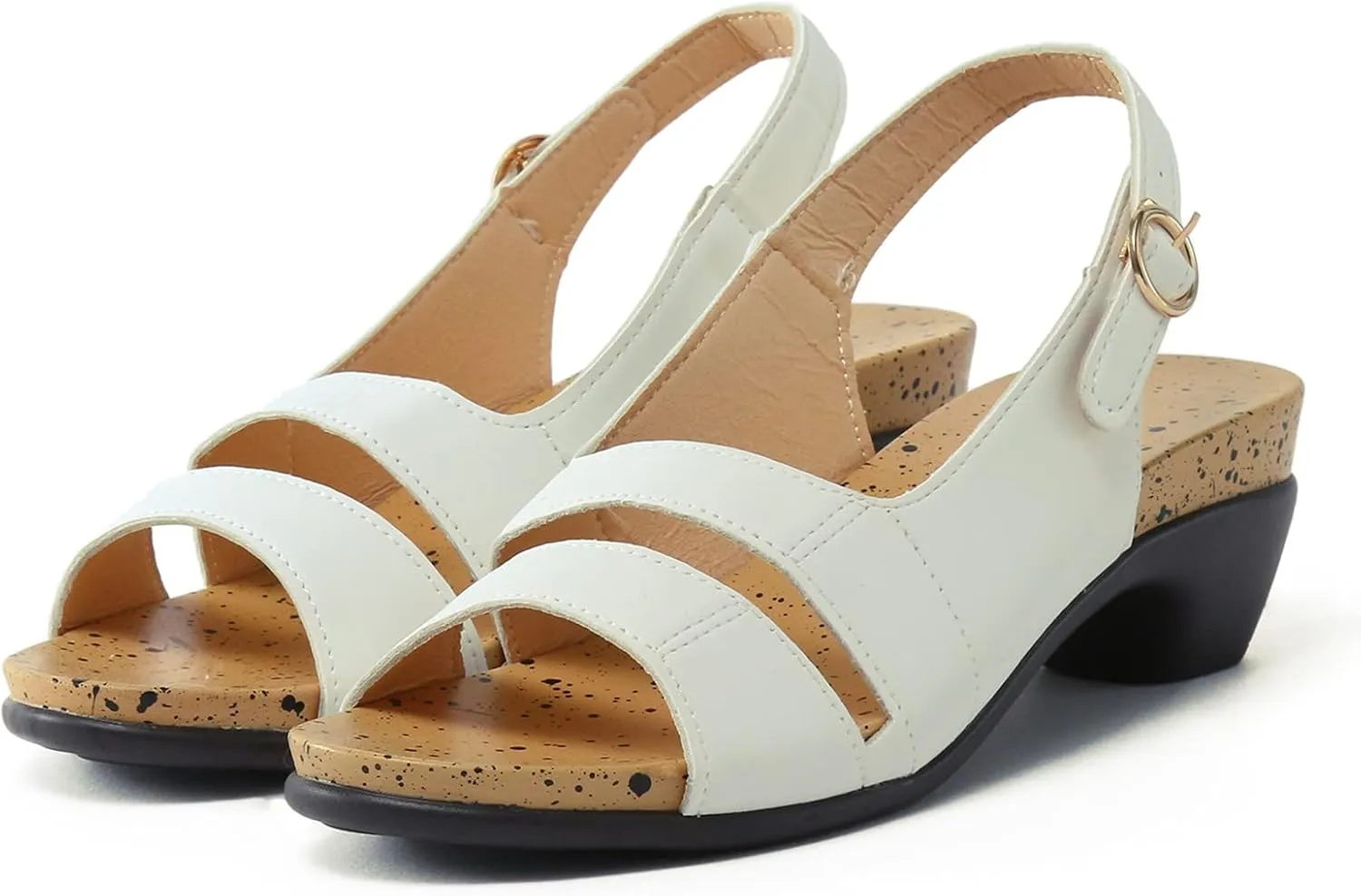 Eduavar Sandals for Women Casual Summer, Women's Ultra-Comfy Wedge Sandals Premium Orthopedic Open Toe Sandals