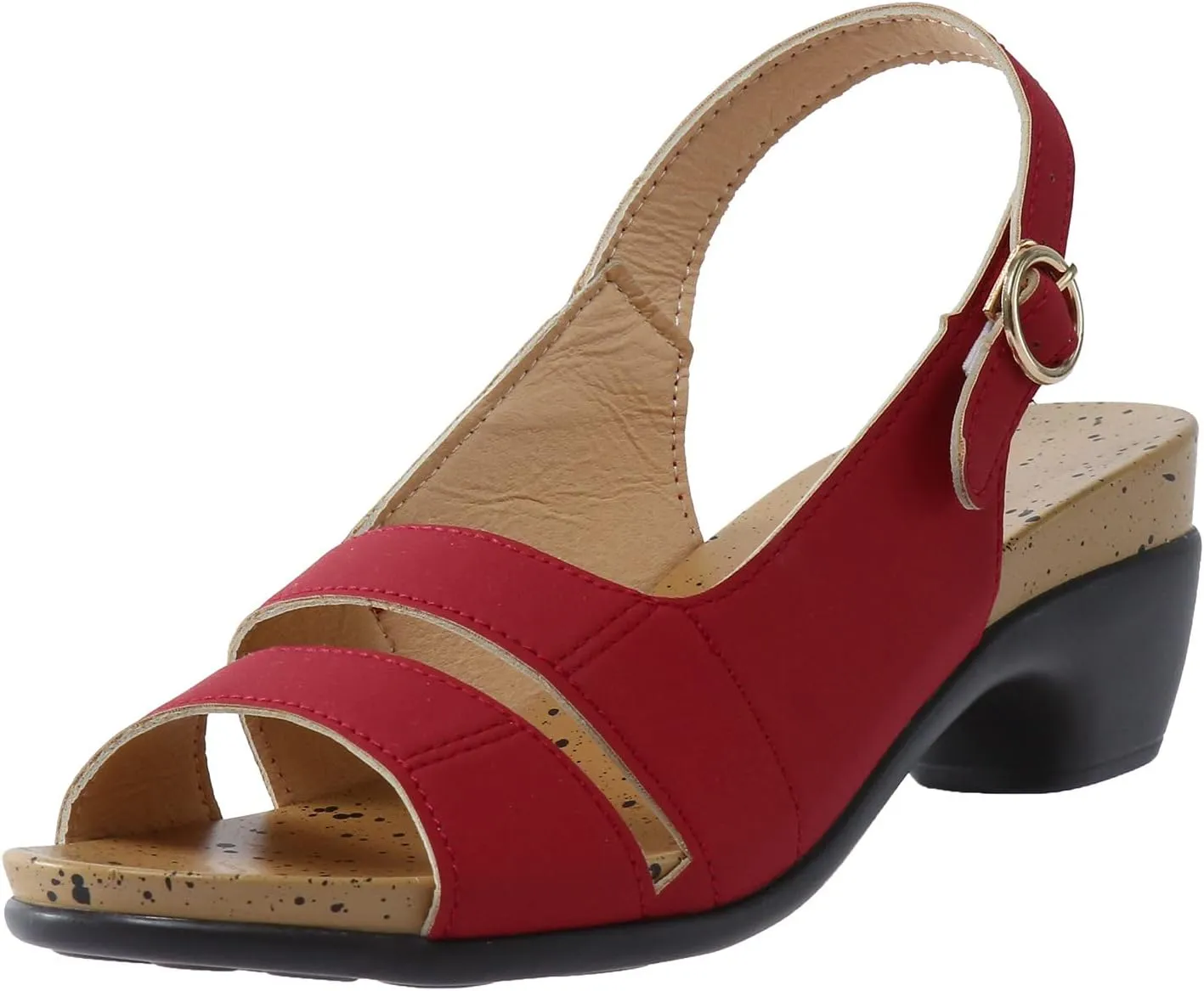 Eduavar Sandals for Women Casual Summer, Women's Ultra-Comfy Wedge Sandals Premium Orthopedic Open Toe Sandals