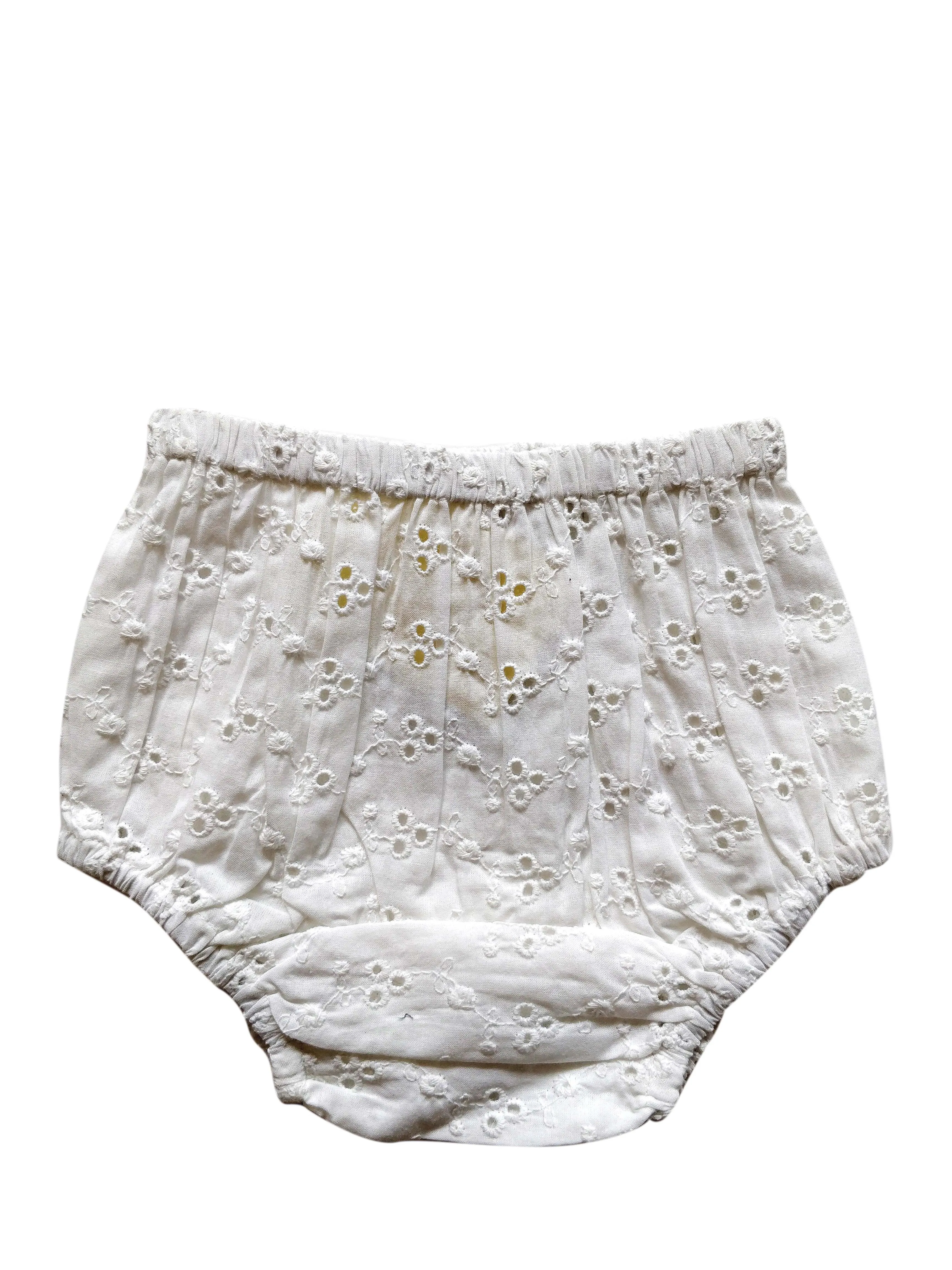 Embroidered Diaper Covers in Blush, Oatmeal & White
