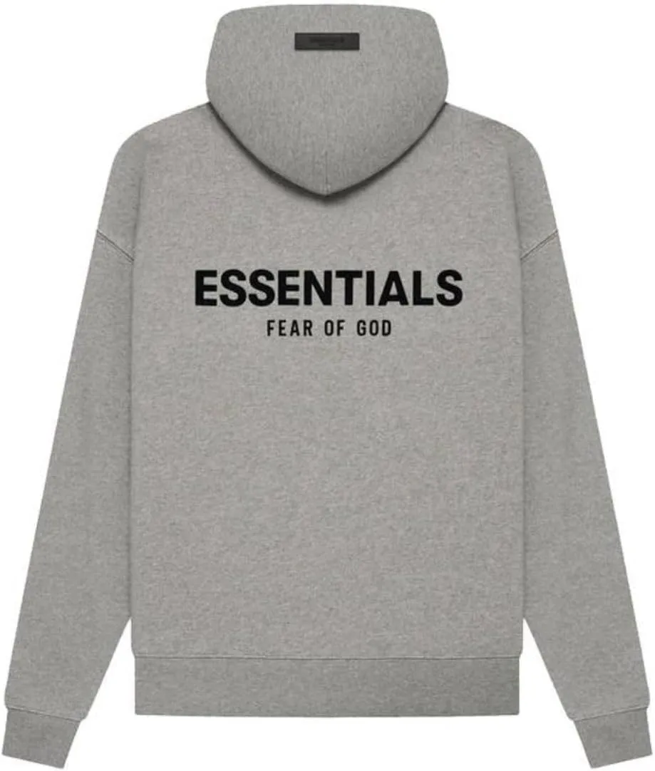 Essentials Fear of God Hoodie, Dark Oatmeal,MEDIUM, (OVERSIZED HOODIE)