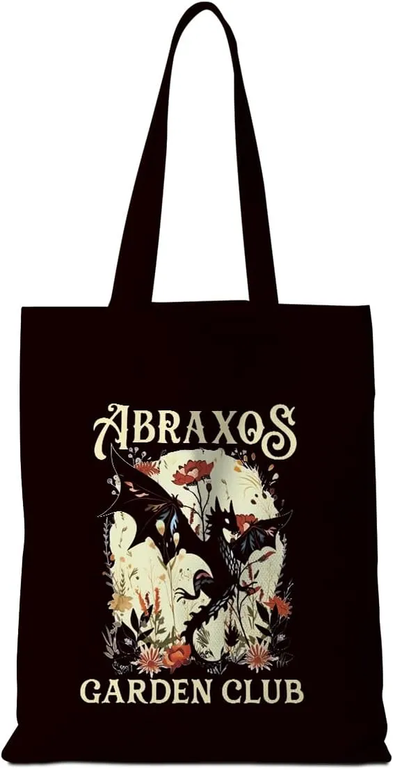 Fantasy Dragon Tote Bag Fantasy Books Weekender Bag Shopping Bags Book Lovers Gifts for Shopping Travelling Vacation