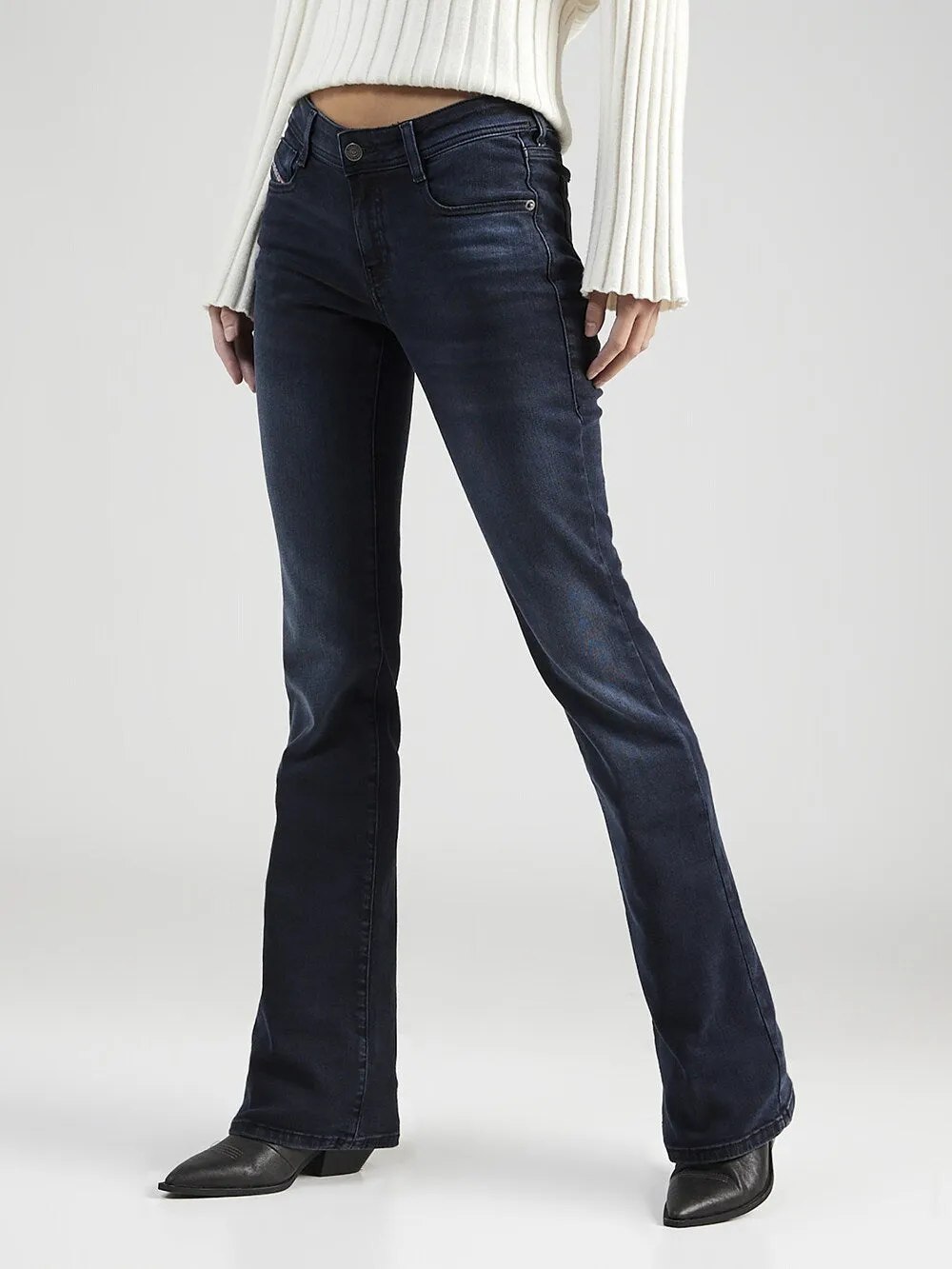 Flared jeans DIESEL EBBEY, dark blue