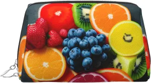 Fruit Rainbow Travel-Ready Toiletry Bag, Compact Makeup Organizer For Women
