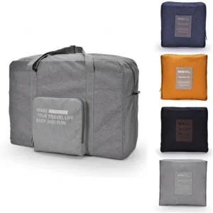 Garment Duffle Bag Rolling Suitcase Compatibility Compact Foldable Trolley Pouch