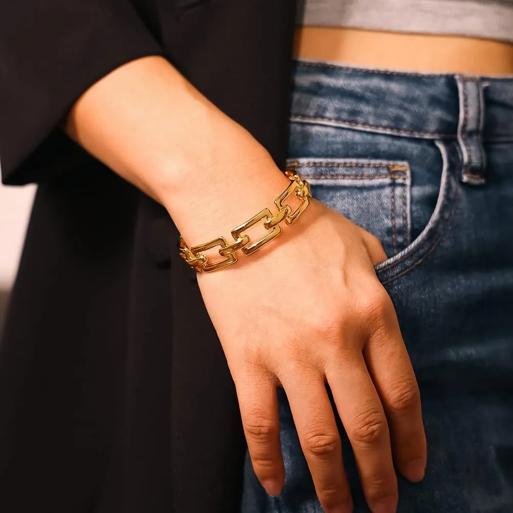 Gold Bracelet for Women Tennis Bracelets Gold Stack Bangles for Women 14K Gold Plated Bangle Bracelet Non Tranish Jewelry Bracelet Set for Women Chrismas Birthday Anniversary Mother's Day