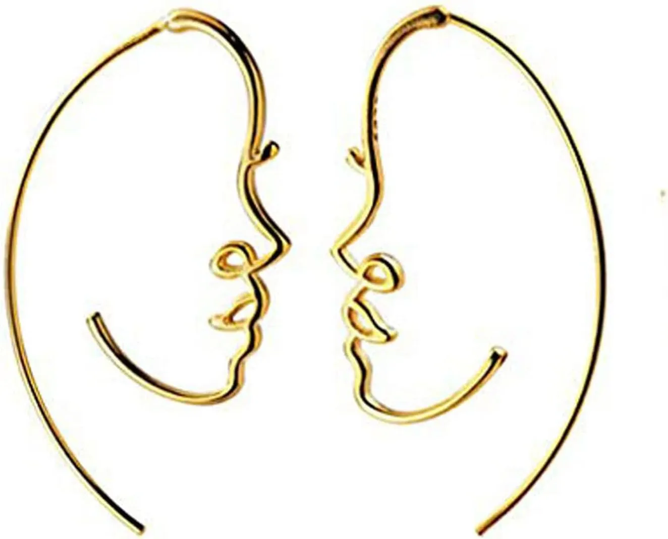 Gold Statement Dangle Earrings Cute Earrings For Women