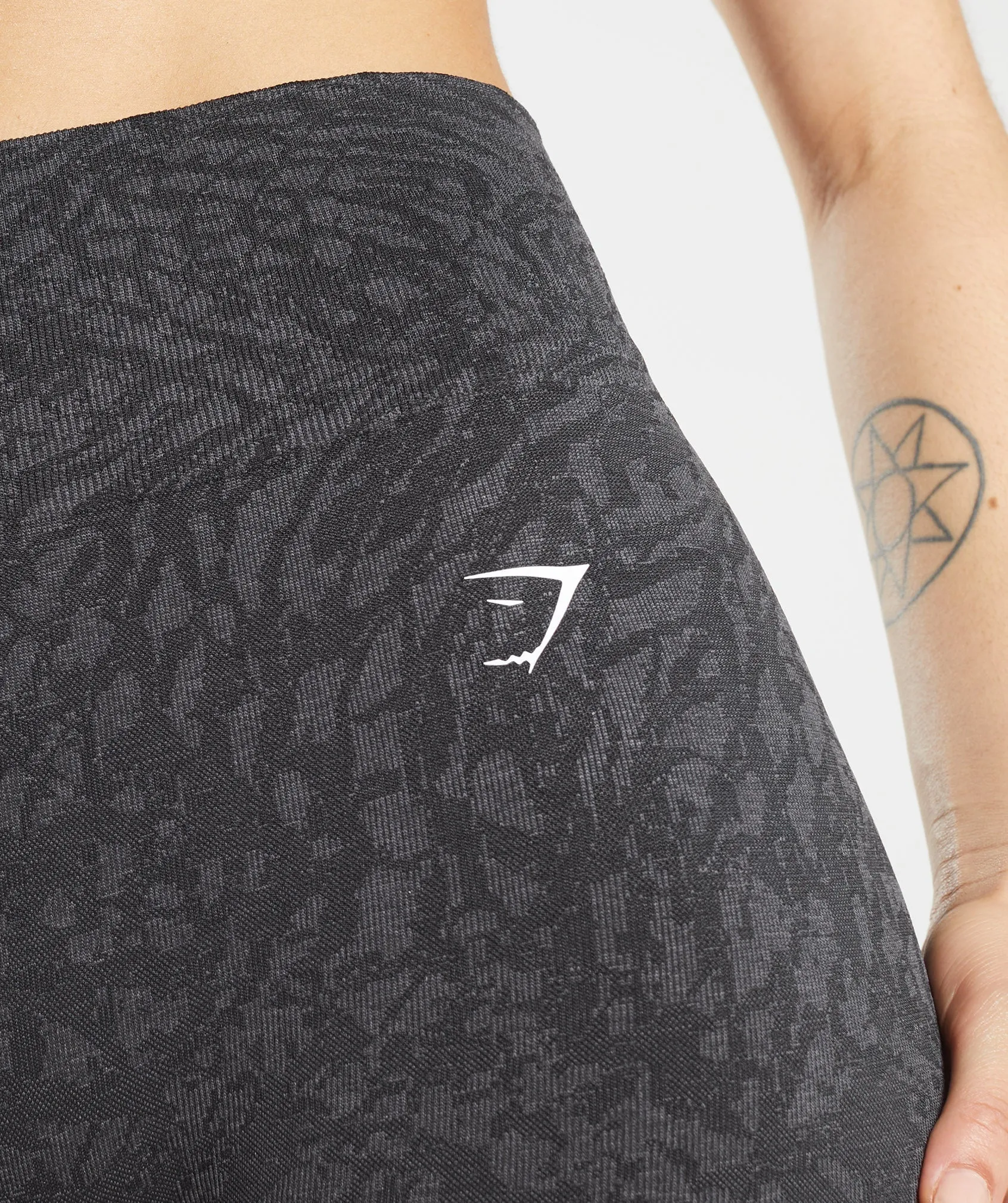 Gymshark Adapt Animal Seamless Leggings - Wild | Black