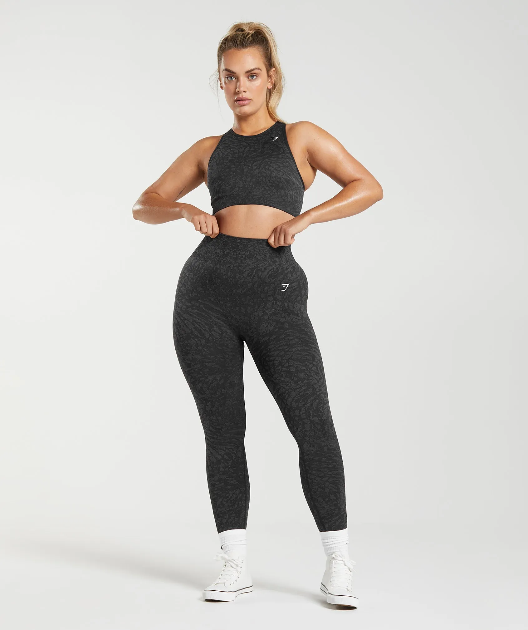 Gymshark Adapt Animal Seamless Leggings - Wild | Black