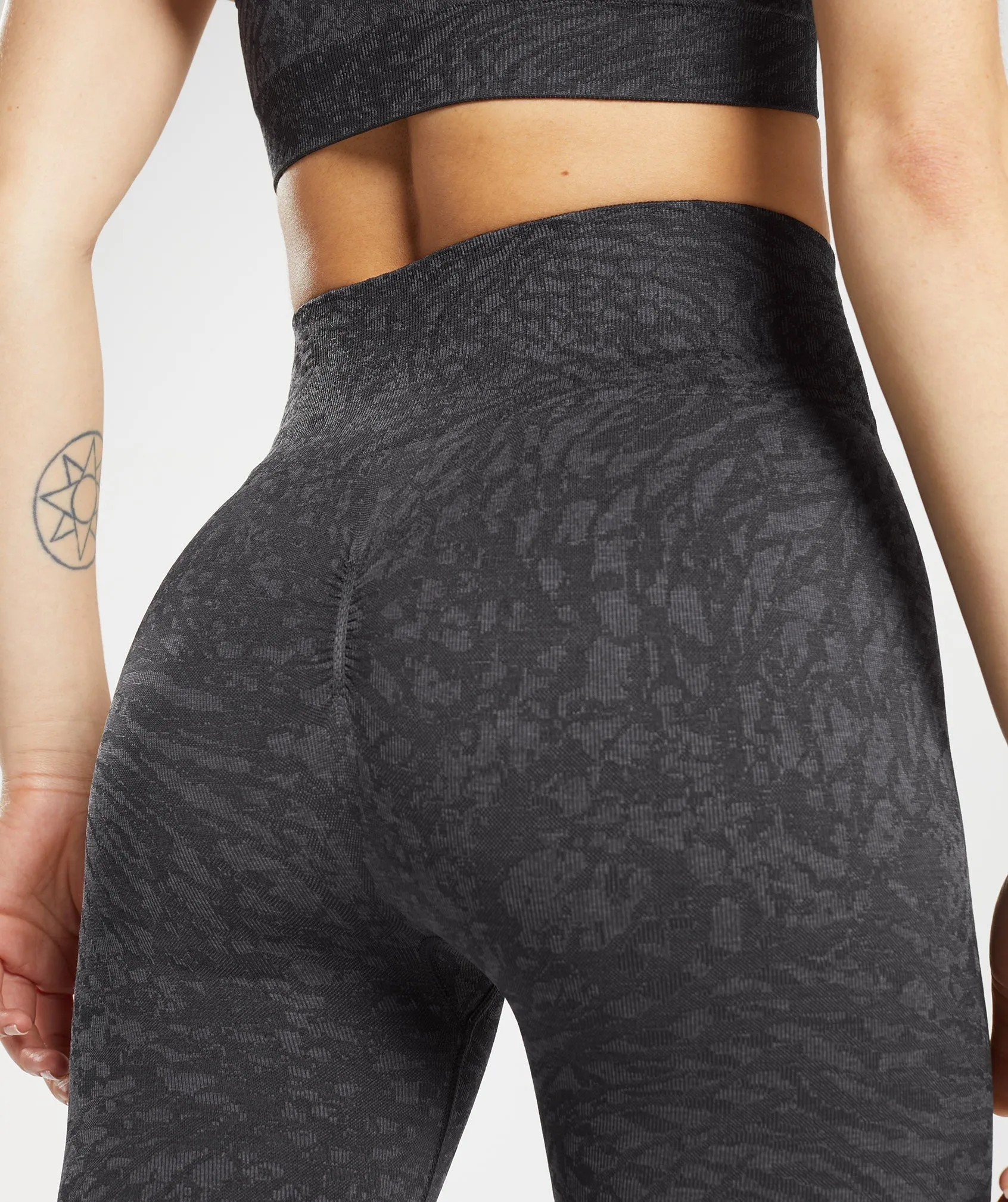 Gymshark Adapt Animal Seamless Leggings - Wild | Black