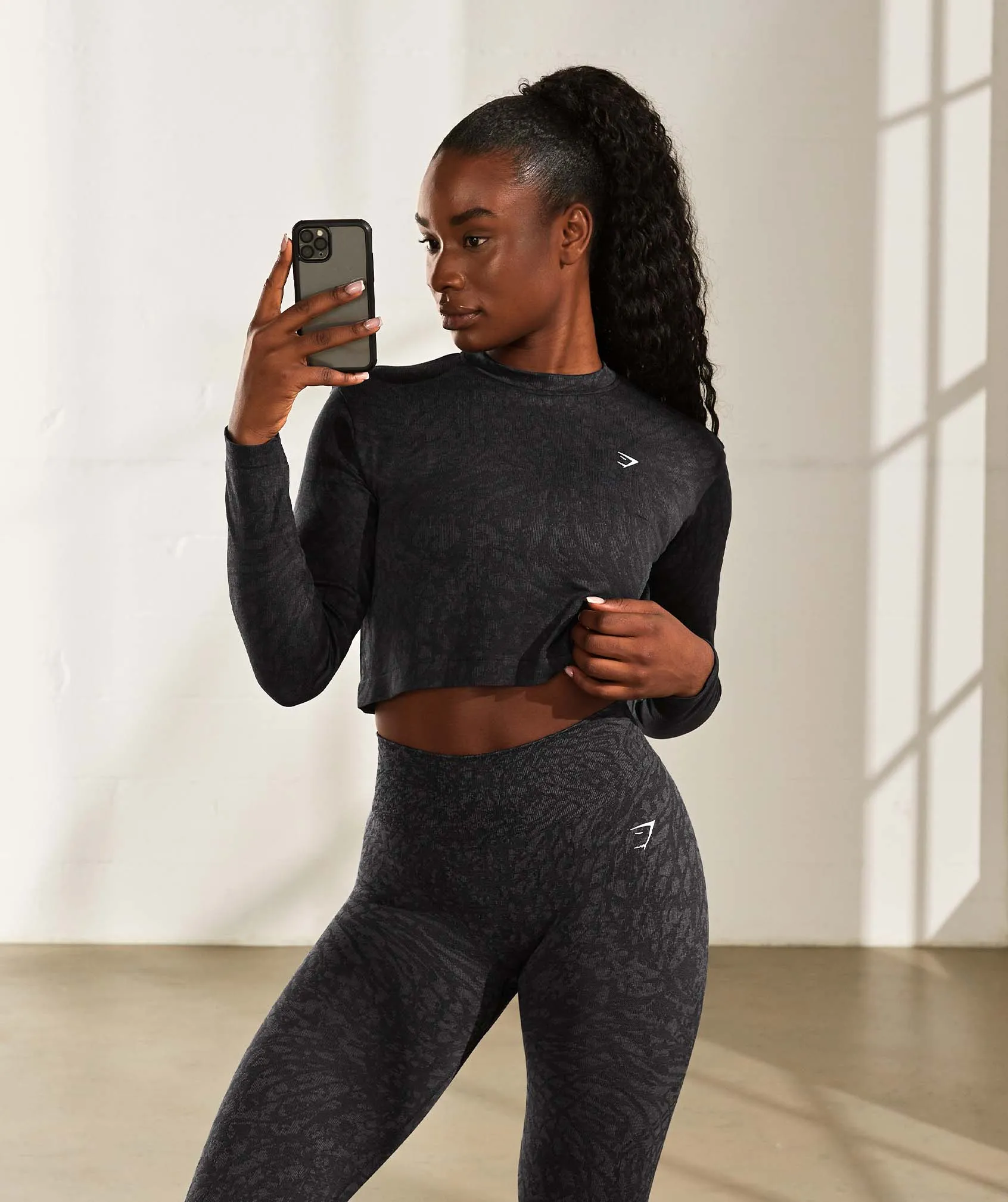 Gymshark Adapt Animal Seamless Leggings - Wild | Black