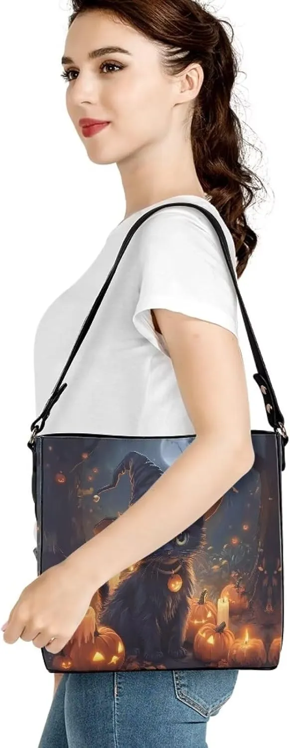 HUGS IDEA Cute Shoulder Bag Hobo Handbag for Women Purse Leather Top Handle Bags