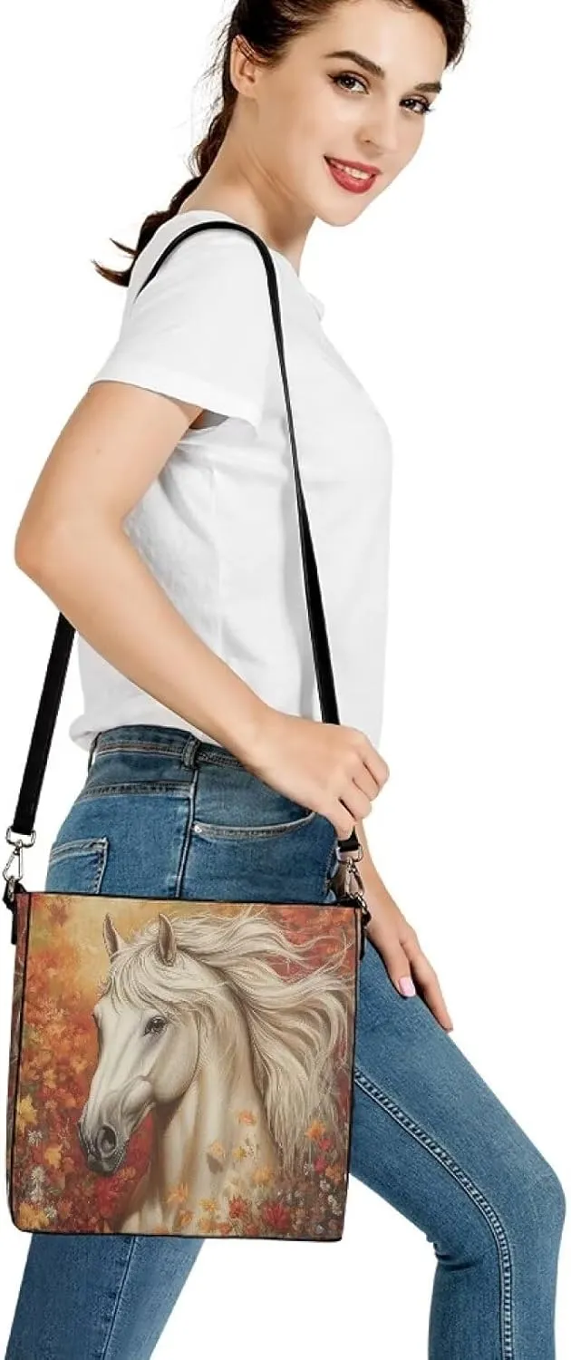 HUGS IDEA Women Bucket Bags PU Leather Tote Purse for Ladies Shoulder Handbags