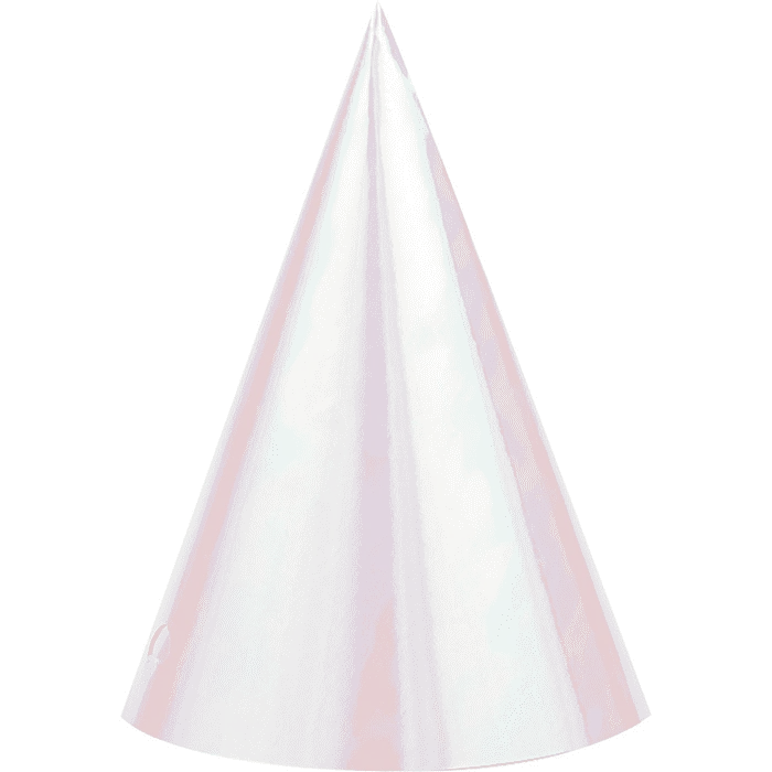 Iridescent Party Hats | 8ct