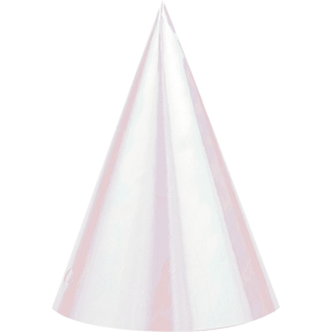 Iridescent Party Hats | 8ct
