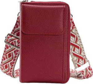 Japanese New Crossbody Bag With Small Design For Women's Shoulder Bag Trendy Phone Bag Mens Bags (Red, One Size) women's wallets