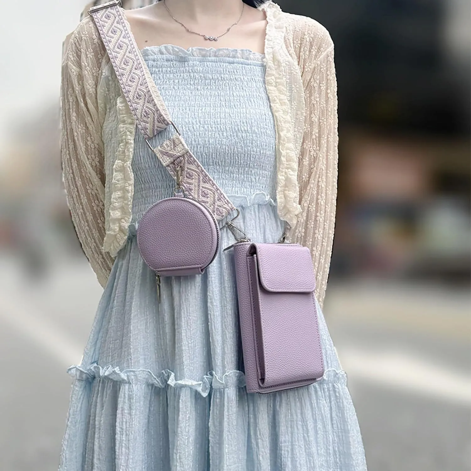 Japanese New Crossbody Bag With Small Design For Women's Shoulder Bag Trendy Phone Bag Mens Bags (Red, One Size) women's wallets