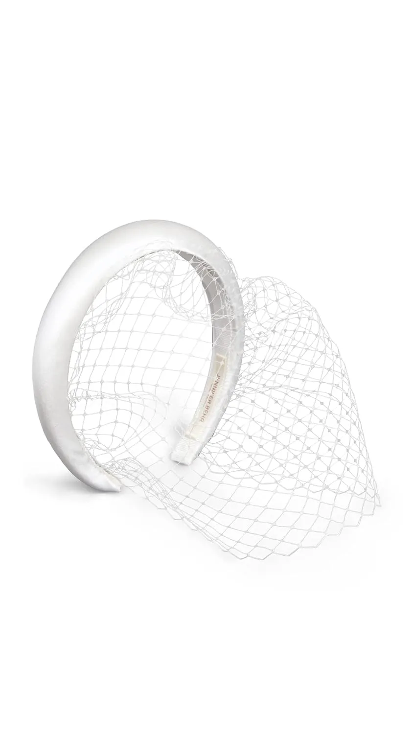 Jennifer Behr Women's Tori Voilette Headband, Cream, White, One Size
