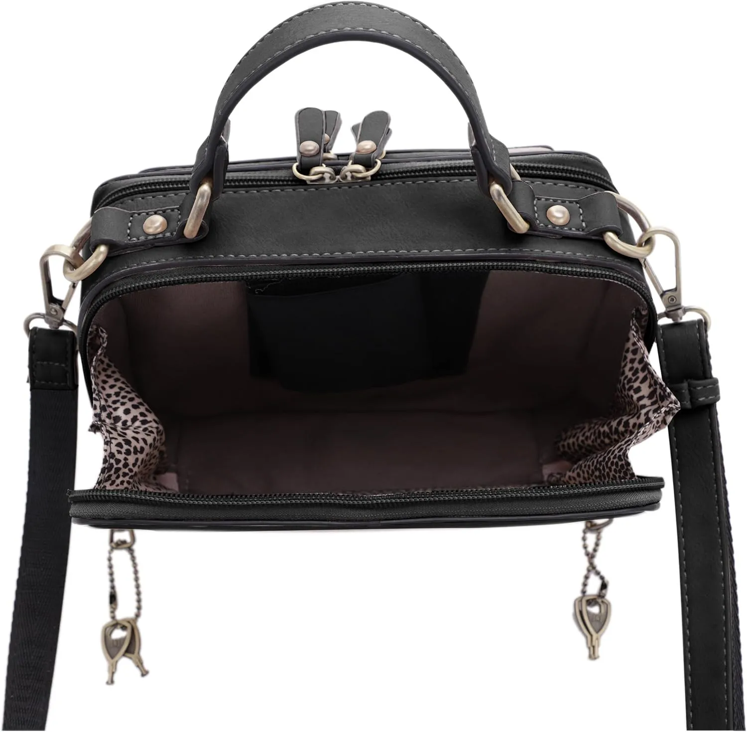 JESSIE & JAMES PANDORA Compact Concealed Carry Crossbody Satchel Purse