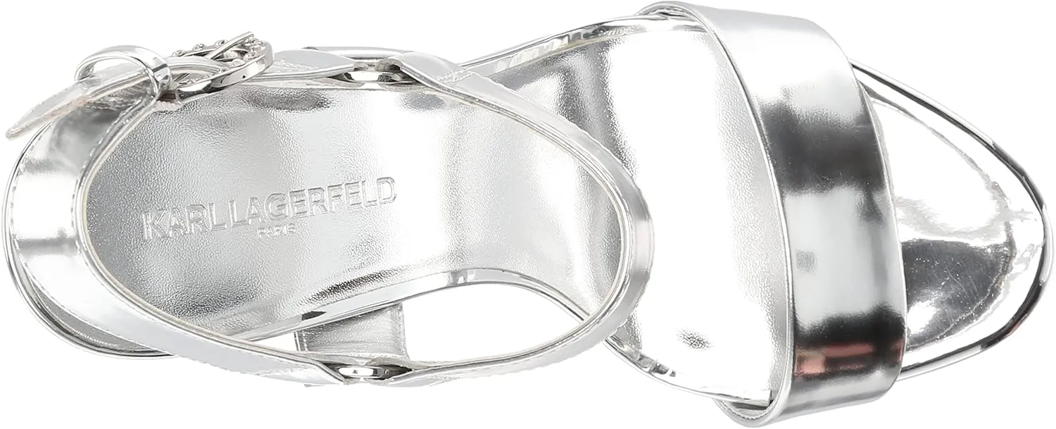 KARL LAGERFELD Women's Cieone Dressy Heeled Sandal