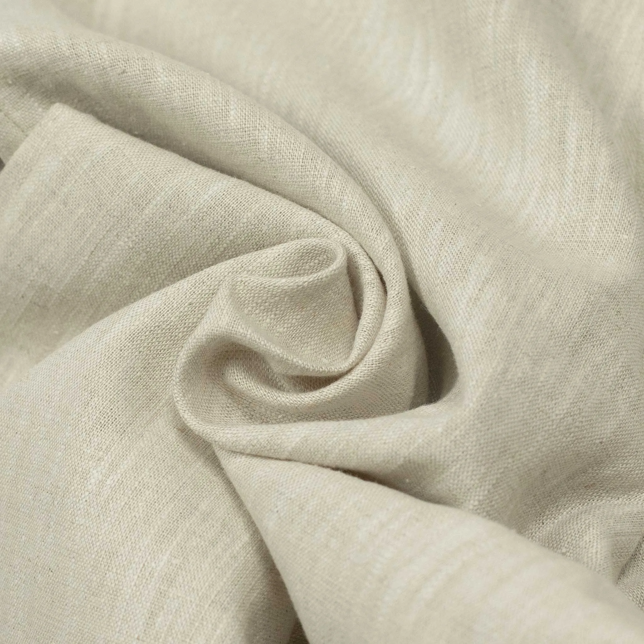 Karl side tab trousers in ecru linen