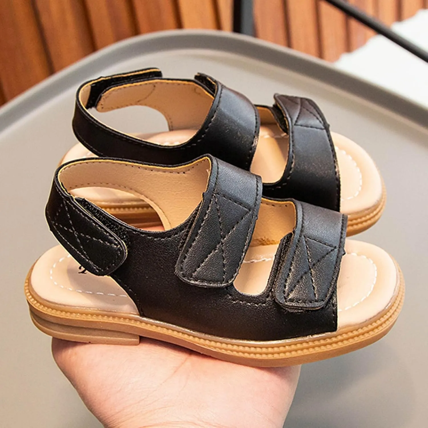 Kids' Sandals Summer Girls' Big Kids' Beach Shoes Girls' Soft Soled Casual Shoes for White Sandals for Toddler