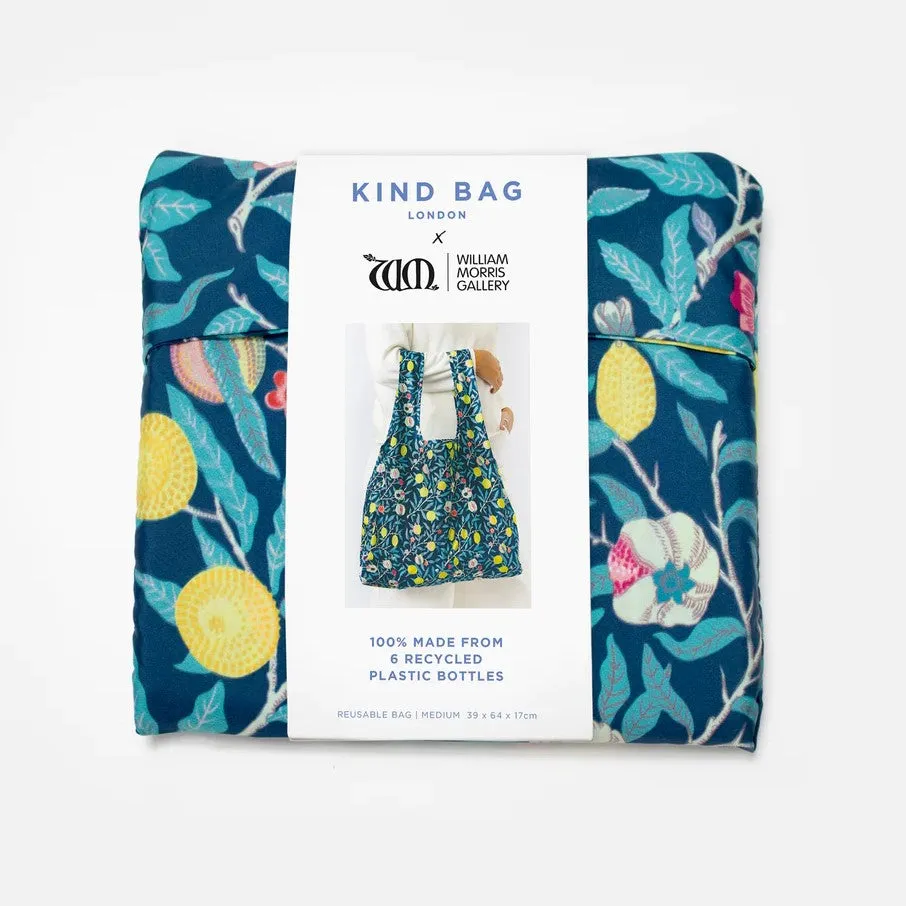 Kind Bag: Reusable Bag Medium William Morris Fruits