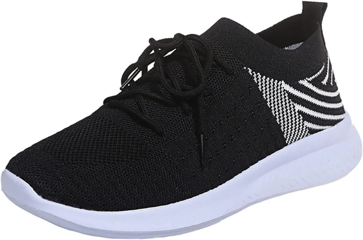 Ladmiple Running Shoes Womens Slip On Walking Shoes Casual Sneakers Mesh Lightweight Slip Resistant Comfortable Loafers