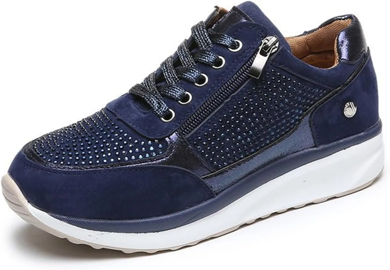 Ladmiple Shoes For Women Sneakers Trendy Slip on Fashion Casual Dressy Summer Low Top Platform Flats Walking Loafers