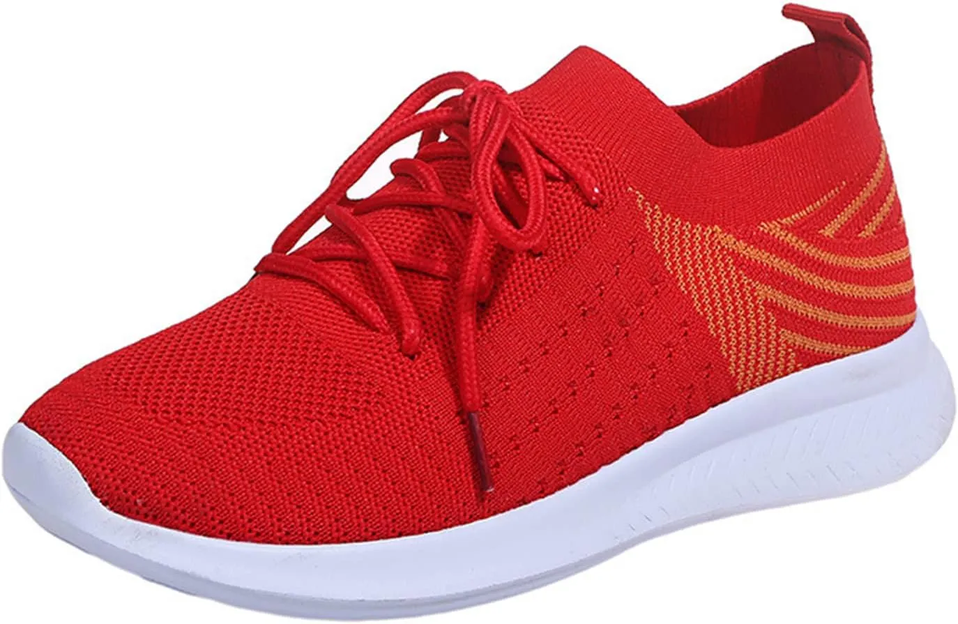 Ladmiple Womens Tennis Shoes Lightweight Walking Shoes Slip On Breathable Athletic Sneakers for Running Gym Workout